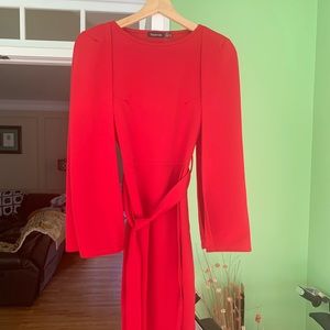 Evening/Datenight midi cape sleeve dress